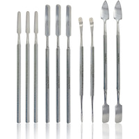 Cynamed 10 Pc Stainless Steel Spatula Wax & Clay Sculpting Tool Set