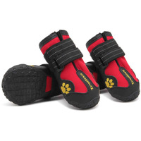 Mokcci Truelove Dog Boots,Waterproof Dog Booties For Outdoor,Dog Shoes With Reflective Straps For Small Medium Large Dog