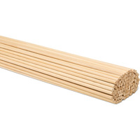 Dowel Rods Wood Sticks Wooden Dowel Rods - 3/8 X 36 Inch Unfinished Hardwood Sticks - For Crafts And Diyers - 100 Pieces By Woodpeckers
