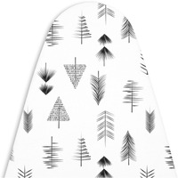 Encasa Ironing Board Covers (14 X 42 Inch) Drawstring Tightening With Thick 3 Mm Felt Padding, Easy Fit, Scorch Resistant, Printed - Black Arrow