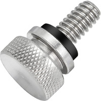 Amazicha Stainless Steel Seat Bolt Rear Seat Screw Quick Mount 14-20 Thread Compatible For Harley Sportster Softail Touring Dyna 1996-2023