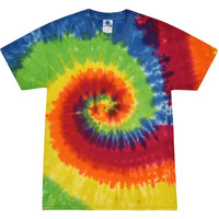 Colortone Tie Dye T-Shirt For Women And Men, X-Large, Moondance