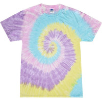 Colortone Tie Dye T-Shirts For Kids, 14-16 Large Jellybean