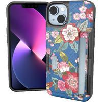 Smartish Iphone 14 Wallet Case - Wallet Slayer Vol 2 Slim + Protective] Credit Card Holder With Kickstand - Flirty Flowers