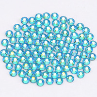 Rhinestones Novani Rhinestones For Crafts Glass Crystals Nail Rhinestones Flatback Nail Gems And Rhinestones For Nails Art Makeup Face Clothes Shoes Decoration Diy(Ss20, 1440Pcs, Aquamarine Ab)