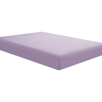 Sfoothome Full Lavender Fitted Sheet Only, Wrinkle Free - Brushed Microfiber Bed Sheet With Deep Pocket