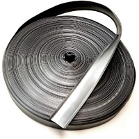 Qpn Silver Vinyl 78 Insert Molding Trim Screw Cover Rv Camper Travel Trailer (50 Ft, Silver)