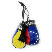 Red Hat Ent Hanging Car Mirror Mini Boxing Gloves (Venezuela)