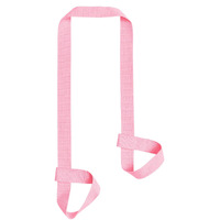 Zooeass Yoga Mat Strap, Adjustable Durable Yoga Mat Carrier & Stretching Strap, 5.9Feet, Multiple Color Choices (Pink,5.9Feet)