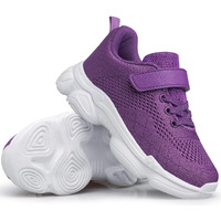 Murdesot Kids Shoes Toddler Boys Girls Athletic Running Sports Strap Sneakers For Toddler/Little Kid/Big Kid Size 13.5 Purple