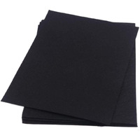 Yycraft Stiff Felt Sheets Thick Felt 9 Inch X 12 Inch - 12 Pcs Pack, Black