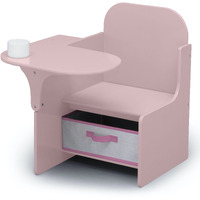 Delta Children Mysize Chair Desk With Storage Bin - Greenguard Gold Certified, Dusty Rose