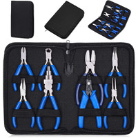 Shynek Jewelry Making Pliers Tools, 8Pcs Micro Jewelry Pliers Set For Jewelry Making Supplies