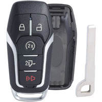 Keymall Remote Key Fob Case Shell Cover For Ford F150F250 2015 2016 2017(Fcc Id:M3N-A2C31243300 Pn:164-R8117) 5 Buttons,Just A Key Shell
