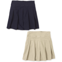 The Childrens Place Girls Pleated Skort,Sandytidal 2 Pack,10P