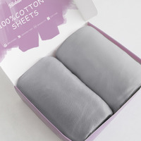 Bassinet Sheets Compatible With Fodoss, Graco Travel Lite, Yacul And Simmons Kids Bassinet(Not For Twins), 100% Cotton, 2 Pack, Ultra Soft Bassinet Sheet For Baby, Gray