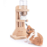 Niteangel Water Bottle With Stand For Syrian Dwarf Hamsters Gerbils Mice Rats Degus Small Pet Rodents(White)