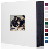 Artmag Fabric Photo Album 4X6 1000 Large Capacity For Family Wedding Anniversary Linen Album Holds 1000 Horizontal And Vertical Photos (1000 Pockets, White)