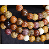 Carpenterc 200Pcs 6Mm Gorgeous Natural Round Polished Rosewood Loose Beads For Jewelry Making Diy Handmade Crafts