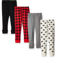 Hudson Baby Unisex Baby Cotton Pants And Leggings Moose, 18-24 Months