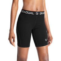 Womens Spandex Compression Volleyball Shorts 3 7 Workout Pro Shorts For Women (7 Black, Medium)