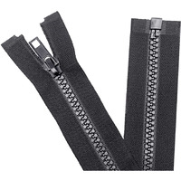 Sawoake 2Pcs 5 11 Inch Separating Jacket Zippers For Sewing Coats Jacket Zipper Black Molded Plastic Zippers Bulk Tailor Diy Sewing Tools For Garmentbagshome Textile