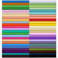 60 Pieces Solid Cotton Quilting Fabric Color Bundles Fabric Quilt Solid Quilting Squares Patchwork Sewing Craft Precut Scrap For Diy Crafts(10 X 10 Inch)