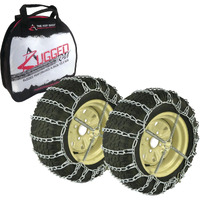 The Rop Shop | Pair Of 2 Link Tire Chains & Tensioners 18X6.5X8 For Snow Blowers, Lawn & Garden Tractors, Mowers & Riders, Utv, Atv, 4-Wheelers, Utility Vehicles