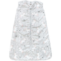 Hudson Baby Unisex Baby Mink With Sherpa Inner Sleeping Bag, Sack, Blanket, Whimsical Unicorn, 0-6 Months