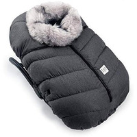 7Am Enfant Car Seat Covers - Cocoon Baby Cover For Boys  Girls, Rain  Snow Repellent, Breathable Windproof, Winter Protector, Center Zipper, Universal Fit For Infant Car Seat (0-12M) (Tundra)