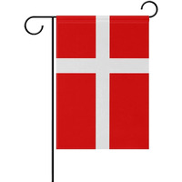 Mflagperft Denmark Garden Flags 12 X 18 Inches Double Sided Vivid Color And Fade Proof Small Danish Yard Flags For Indoor And Outdoor Decorations (Denmark)