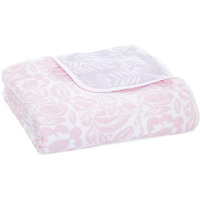 Aden  Anais Essentials Dream Blanket, Muslin Baby Blankets For Girls  Boys, Ideal Lightweight Newborn Nursery  Crib Blanket, Shower  Registry Gift, Damsel - Savoy