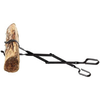 Rocky Mountain Goods Firewood Tongs - Reinforced Wrought Iron For Extra Strength - 26