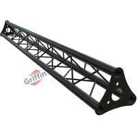 Griffin 5Ft Triangle Truss 6"X6"X6" Segment Extension (Stage-Mountpro Series)  Extra Lighting Truss For Dj Booths, Stand Rigs, Light Cans & Audio Gear Mounting