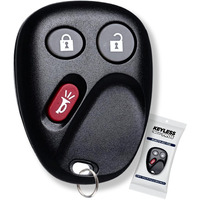 Keylesspros 3-Button Keyless Entry Remote Key Fob Replacement, Fits Chevy Suburban Tahoe Avalanche Silverado, Gmc Sierra Yukon, Equinox Ssr, Cadillac Escalade, 21997127, Lhj011