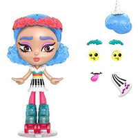 Lotta Looks Skate Pop Doll With 10+ Plug/Play Pieces, 100+ Looks, Multi (Gmw43)