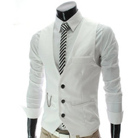 OORA V Shape Tuxedo Style Waist Coat Fine Designer Formal / Party Wear Jacket for Men