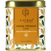 Leaf Box Assam Premium Chai Loose Leaf Tin Box - 125 Grams