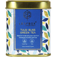 Leaf Box Tulsi Bliss Green Tea Loose Leaf Tin Box - 75 Grams