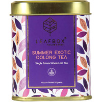 Leaf Box Summer Exotic Oolong Tea Loose Leaf Tin Box - 50 Grams