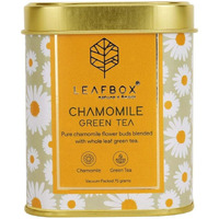 Leaf Box Chamomile Green Loose Leaf Tin Box - 75 Grams