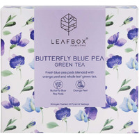 Leaf Box Butterfly Blue Pea Green Tea - 20 Tea Bags