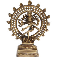 Aakrati Wick Brass Table Diya Peacock Oil Lotus Puja Home D/écor Gift AA3557YA