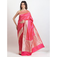 The Weavers Shop By Raavi Brocade Pure Katan Silk Banarasi Saree