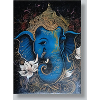 Ganesha Painting By Jyoti  ArtozOn - 21 in x 30 in