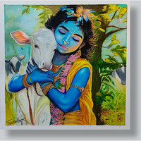 God of Love Painting by Ashish kumar  ArtozOn - 11.6 in x 11.69 in