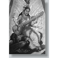 God of New Creativity Painting by Ashish kumar  ArtozOn - 11.7 in x 16.5 in