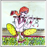 Traditional Bundelkhandi Chiteri Art - ArtozOn - 8 in x 8 in
