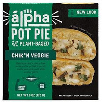 Alpha Foods Gmo Free Vegan Handheld Plant Based Chik'n Veggie,, 6 Oz (pack Of 6)