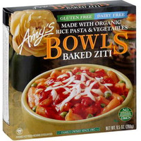 Amy's Baked Ziti Bowl, Organic, 9.5-Ounce Boxes (Pack of 12)